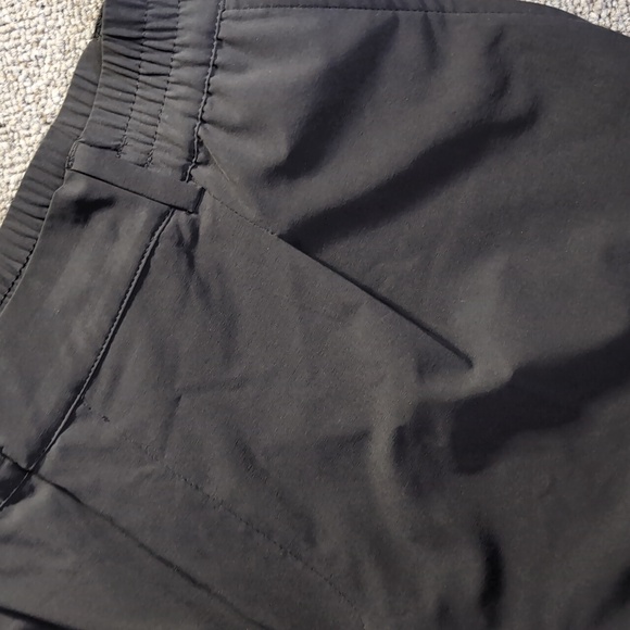 ALO Yoga High-Waist Dreamscape Pleated Wide Leg Trouser Size Large Long in Black - Picture 10 of 14